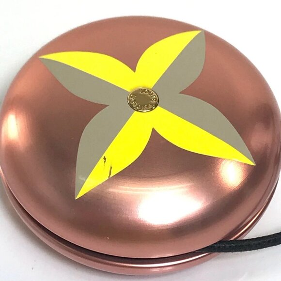 LOUIS VUITTON GI0090 Monogram flower Yoyoroy Yo-yo Metal Pink x Yellow - Picture 5 of 8